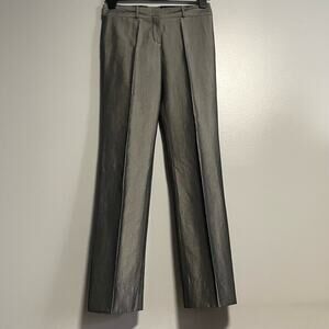 BCBGMAXAZRIA Gray Wool Trouser Dress Pants 6